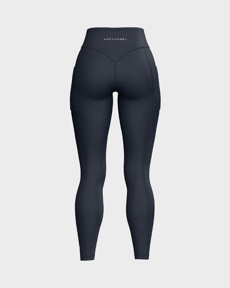 Women's High Waisted Functional Leggings - Navy