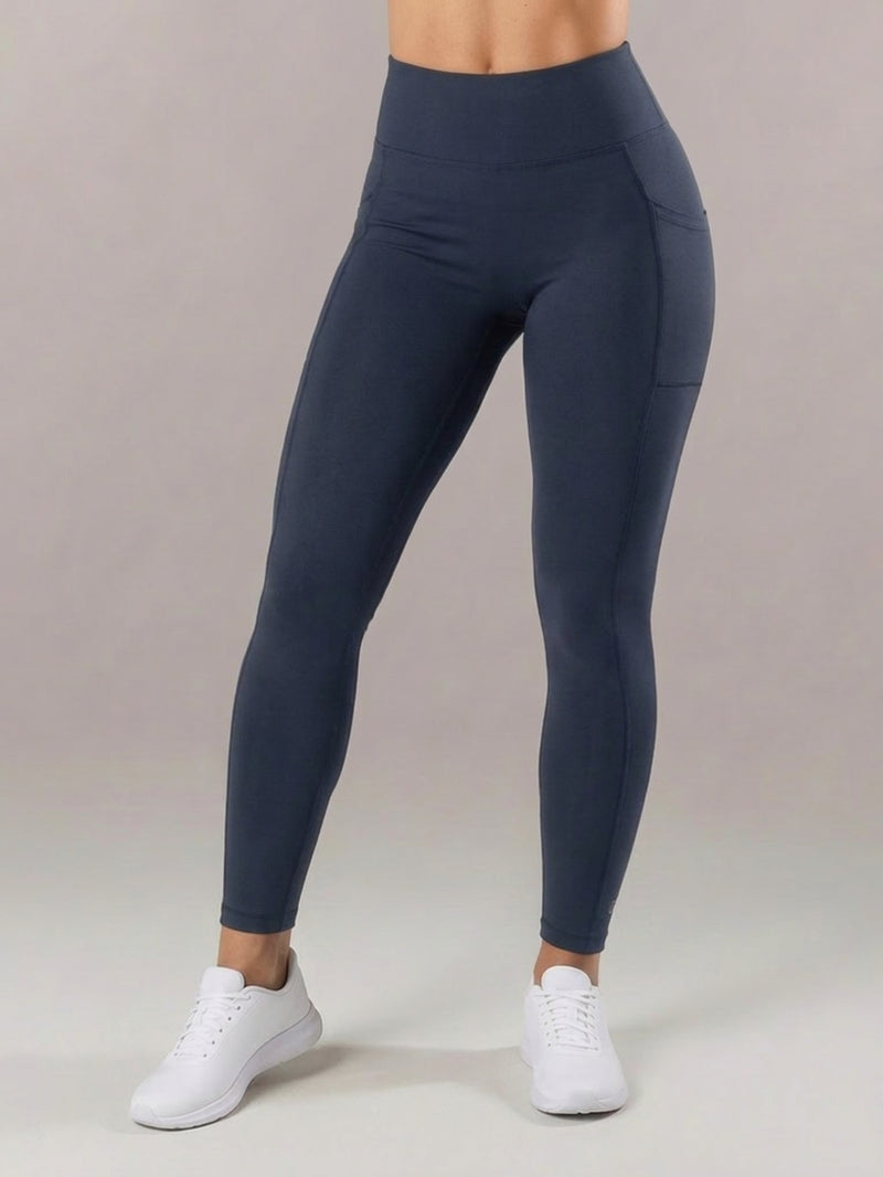 Women's High Waisted Functional Leggings - Midnight Navy