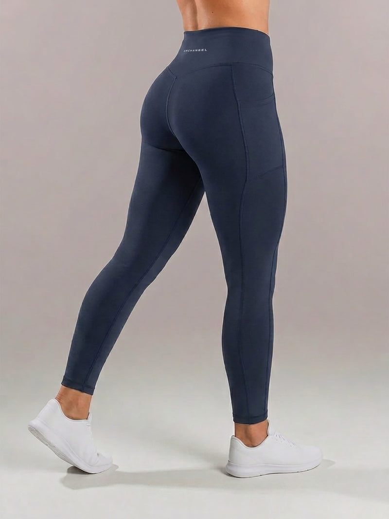 Women's High Waisted Functional Leggings - Midnight Navy