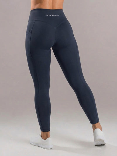 Women's High Waisted Functional Leggings - Midnight Navy